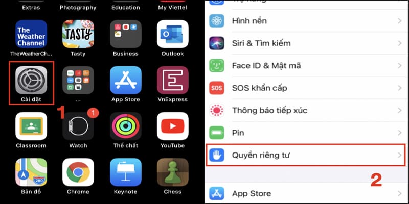 Chú ý cấp quyền tải ứng dụng cho thiết bị